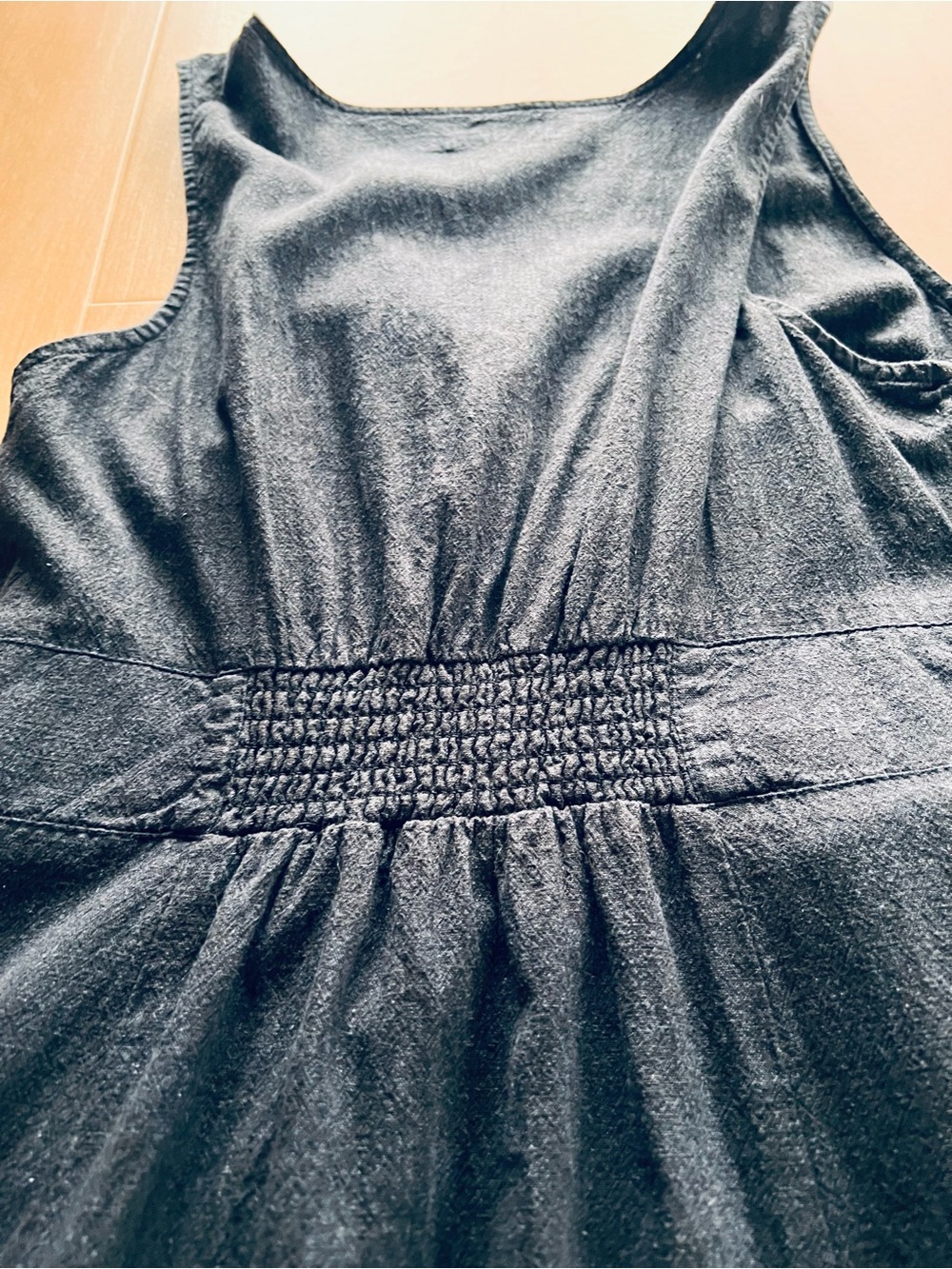 Marine Layer Camila Maxi Dress Medium India Ink Hemp TENCEL Button Front $158 - Picture 12 of 15